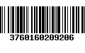 Código de Barras 3760160209206