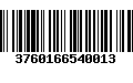 Código de Barras 3760166540013