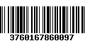 Código de Barras 3760167860097