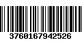 Código de Barras 3760167942526