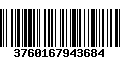 Código de Barras 3760167943684