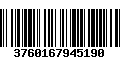 Código de Barras 3760167945190