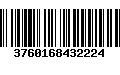 Código de Barras 3760168432224