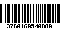 Código de Barras 3760169540089