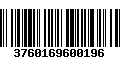 Código de Barras 3760169600196