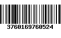 Código de Barras 3760169760524