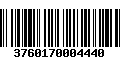 Código de Barras 3760170004440