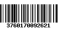 Código de Barras 3760170092621