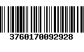 Código de Barras 3760170092928