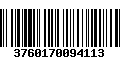 Código de Barras 3760170094113