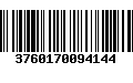 Código de Barras 3760170094144