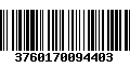 Código de Barras 3760170094403