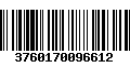 Código de Barras 3760170096612