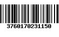 Código de Barras 3760170231150