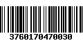 Código de Barras 3760170470030