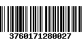 Código de Barras 3760171280027