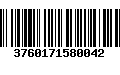 Código de Barras 3760171580042