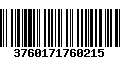 Código de Barras 3760171760215