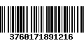 Código de Barras 3760171891216