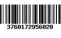 Código de Barras 3760172956020