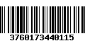 Código de Barras 3760173440115