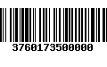 Código de Barras 3760173500000