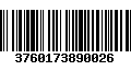 Código de Barras 3760173890026