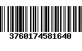 Código de Barras 3760174581640