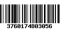 Código de Barras 3760174803056