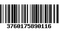 Código de Barras 3760175890116