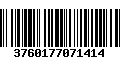 Código de Barras 3760177071414