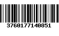 Código de Barras 3760177140851