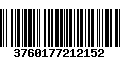 Código de Barras 3760177212152