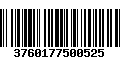 Código de Barras 3760177500525