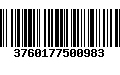 Código de Barras 3760177500983