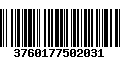 Código de Barras 3760177502031