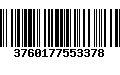 Código de Barras 3760177553378