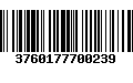 Código de Barras 3760177700239