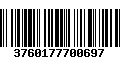 Código de Barras 3760177700697