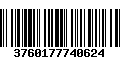 Código de Barras 3760177740624