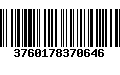 Código de Barras 3760178370646