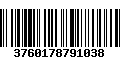 Código de Barras 3760178791038