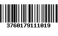 Código de Barras 3760179111019