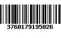 Código de Barras 3760179195026