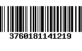 Código de Barras 3760181141219