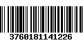 Código de Barras 3760181141226