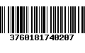 Código de Barras 3760181740207