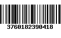 Código de Barras 3760182390418