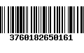 Código de Barras 3760182650161