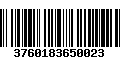 Código de Barras 3760183650023